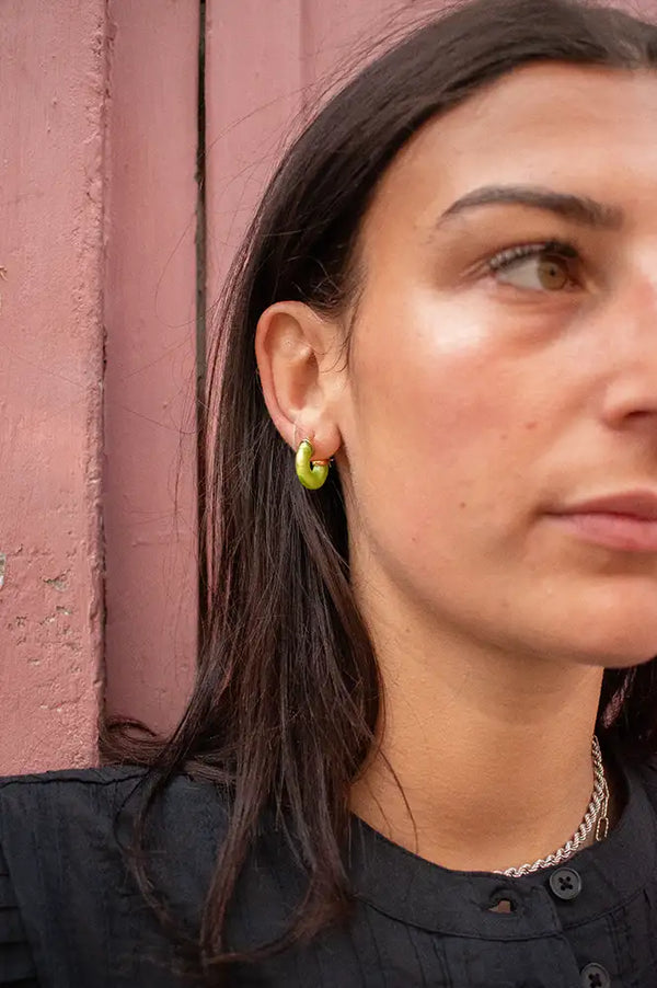 Anni Lu Petit Swell Green Oasis Earrings - The Mercantile London