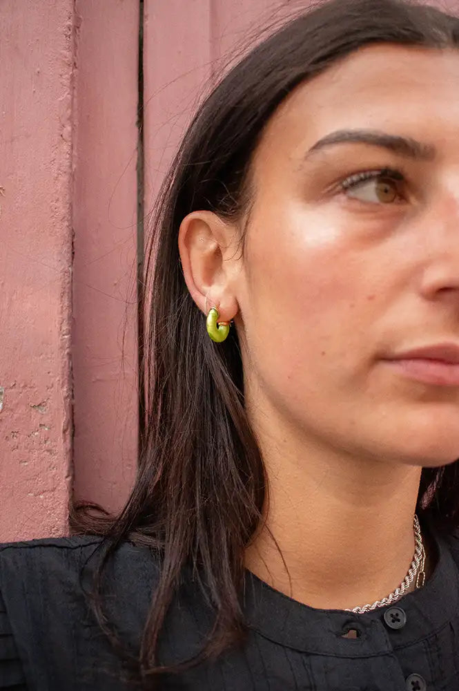 Anni Lu Petit Swell Green Oasis Earrings - The Mercantile London