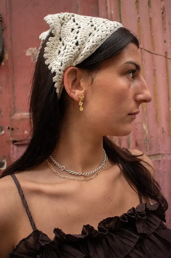 Anni Lu Triple Sun Gold Earrings - The Mercantile London