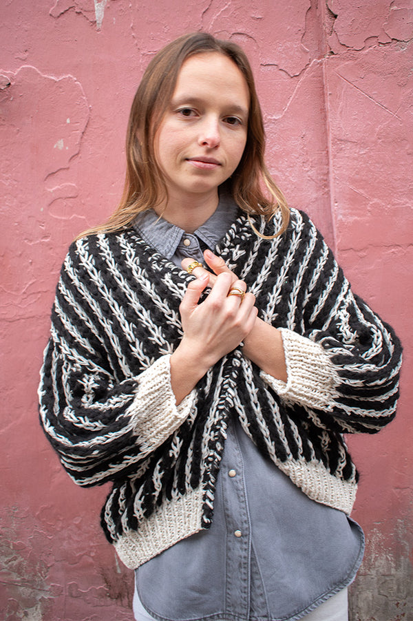 *price*Dawn x Dare Annie Black Cardigan - The Mercantile London