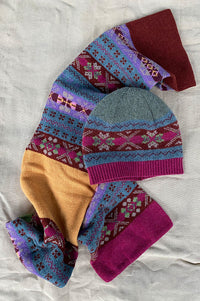 Green Grove Weavers May Antique Stripe Scarf - The Mercantile London
