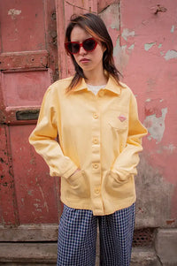 A.P Yellow Rustic Cotton Jacket - The Mercantile London