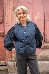 A.P Georgina Navy Reversible Vest