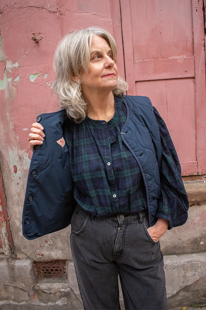 A.P Georgina Navy Reversible Vest