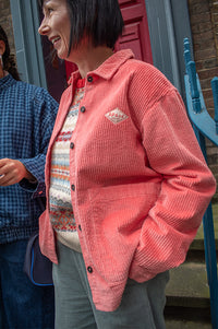 A.P Gyselle Coral Corduroy Overshirt - The Mercantile London