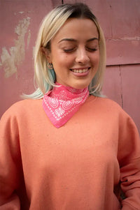 A.P Rose Paisley Print Scarf