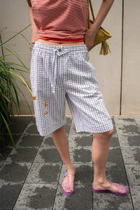 Basic Apparel Asta White Asphalt Shorts