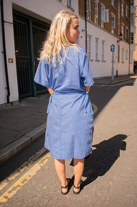 Basic Apparel Chane Sodalite Blue Dress - The Mercantile London