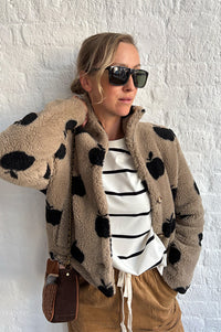 Emile Et Ida Mushroom Apple Print Jacket - The Mercantile London