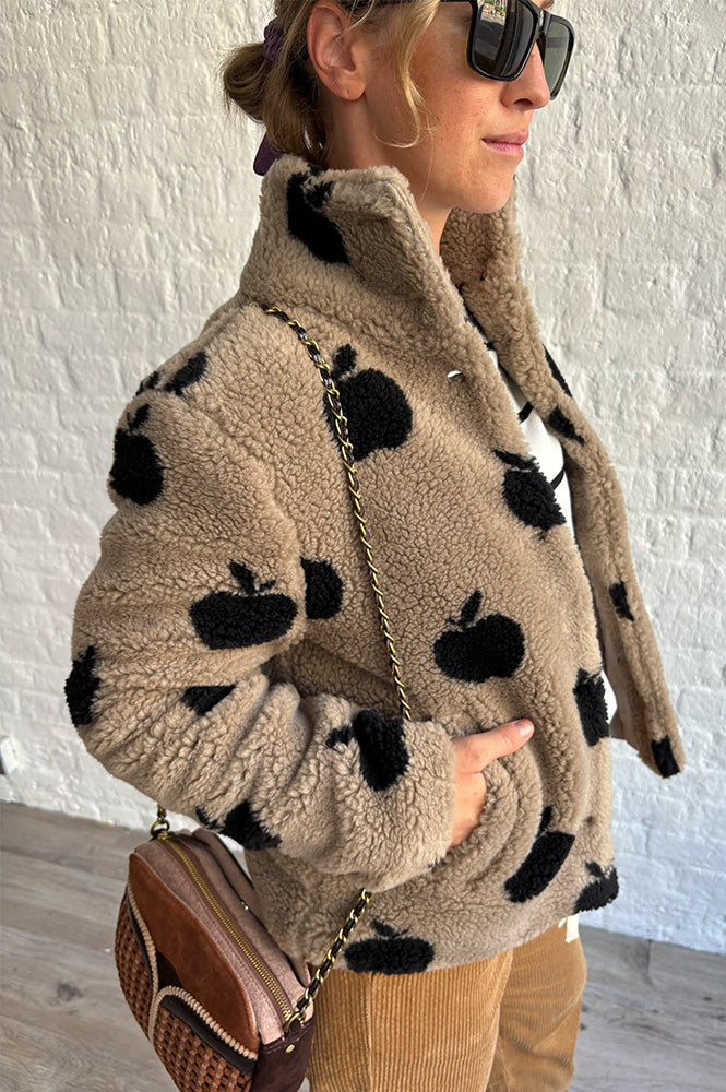 Emile Et Ida Mushroom Apple Print Jacket - The Mercantile London