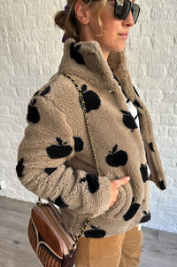Emile Et Ida Mushroom Apple Print Jacket - The Mercantile London