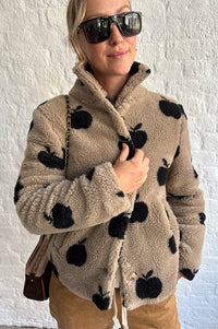 Emile Et Ida Mushroom Apple Print Jacket - The Mercantile London