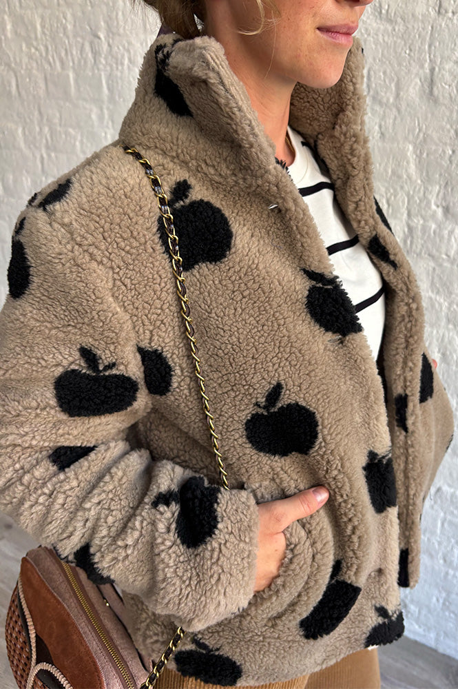 Emile Et Ida Mushroom Apple Print Jacket - The Mercantile London