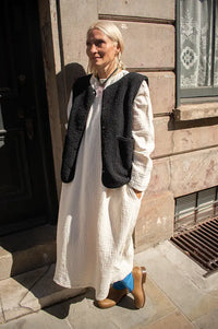 Fransa Gwynne Meteorite Black Waistcoat