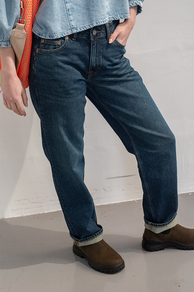 Dr Denim Arch Bay Dark Used Jeans - The Mercantile London