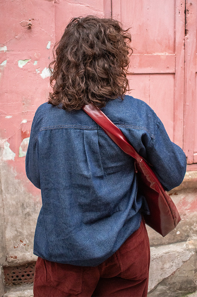 ICHI Archer Indigo Shirt