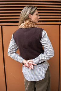 Artlove Aniane Brown Cardigan