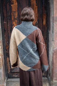 Object Zena Argle Knitted Oversized Jumper - The Mercantile London