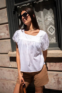 Arifah Studios White Mexican Blouse