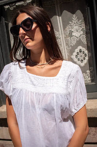 Arifah Studios White Mexican Blouse
