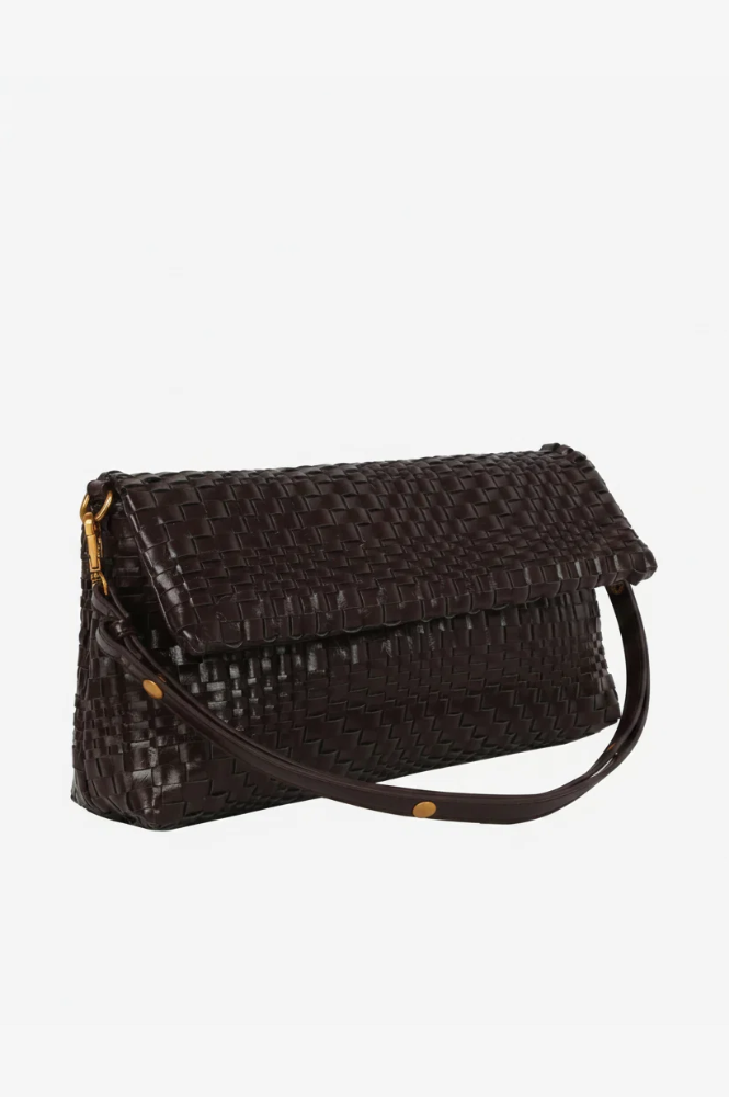 Hvisk Arlene Braided Umber Brown Bag