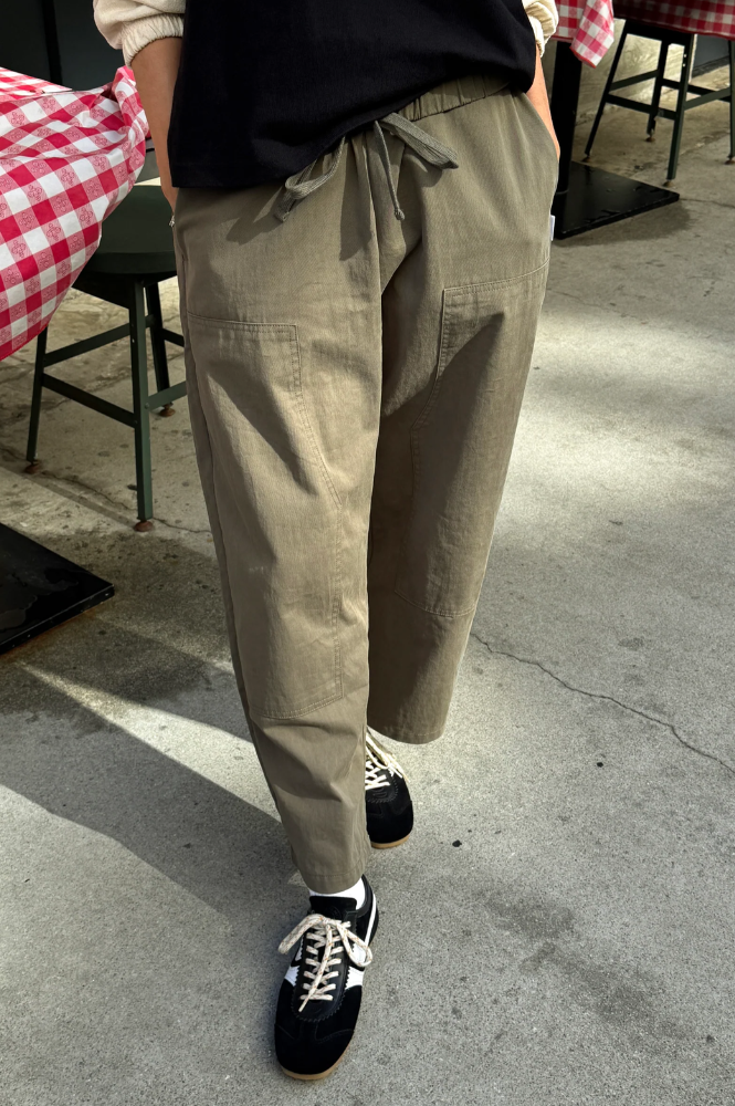 Le Bon Shoppe Gardener Army Green Pant - The Mercantile London