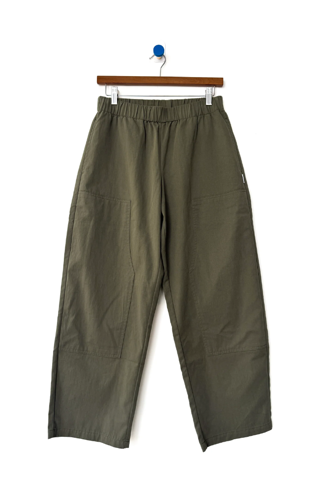 Le Bon Shoppe Gardener Army Green Pant - The Mercantile London