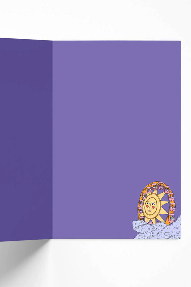 Eat The Moon Around The Sun Card - The Mercantile London