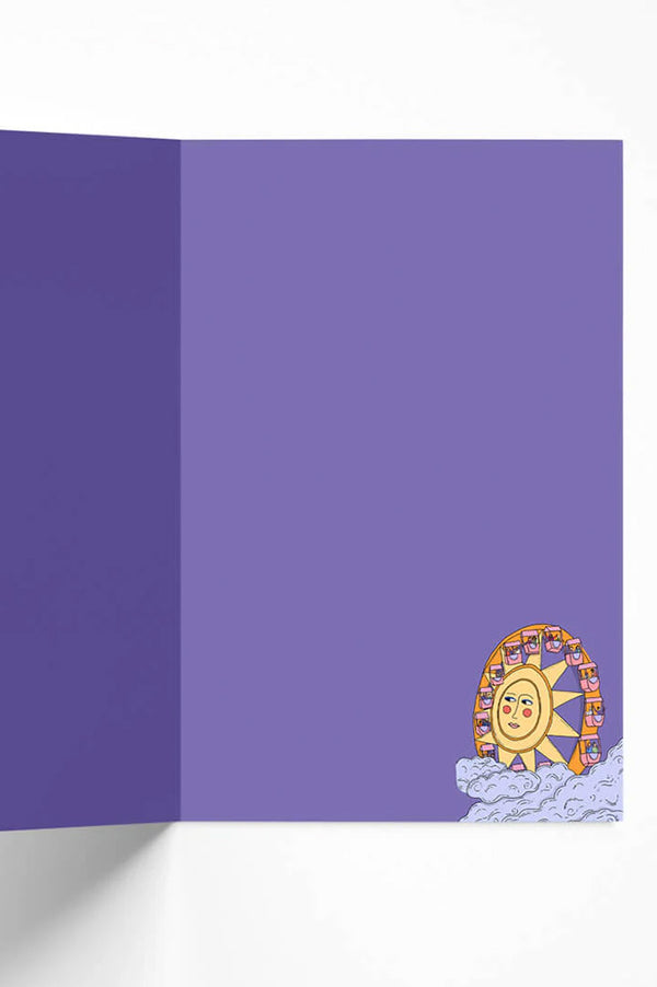 Eat The Moon Around The Sun Card - The Mercantile London