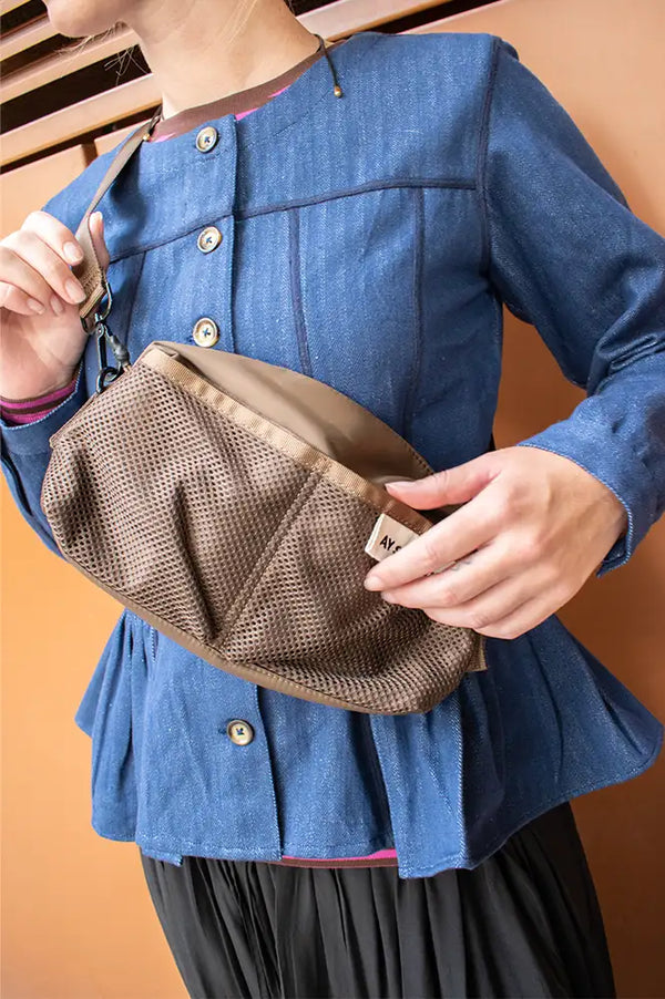 AY Studios Sling Dark Brown Bag