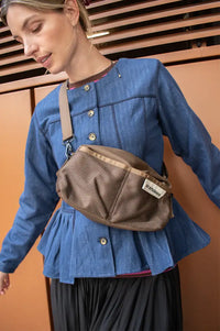 AY Studios Sling Dark Brown Bag - The Mercantile London