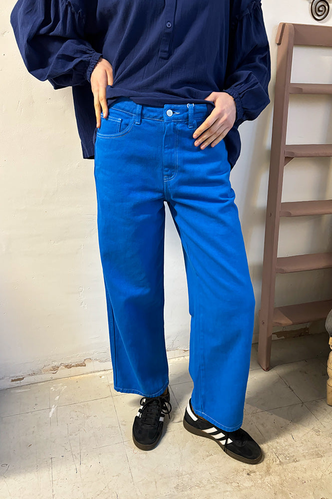 The Tiny Big Sister Azure Heavy Twill Denim Jeans - The Mercantile London