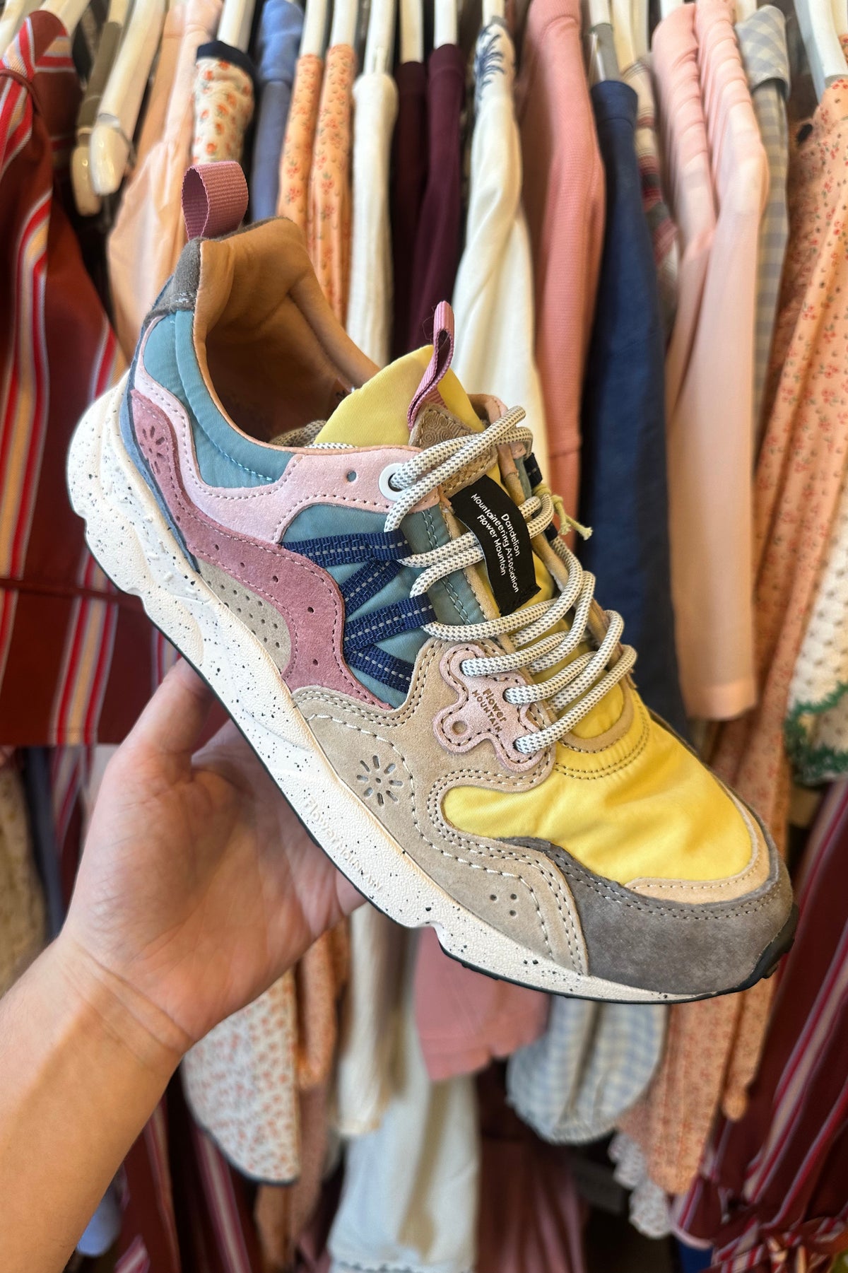 Flower Mountain Yamano 3 Dark Brown, Rose, Zucca Trainers