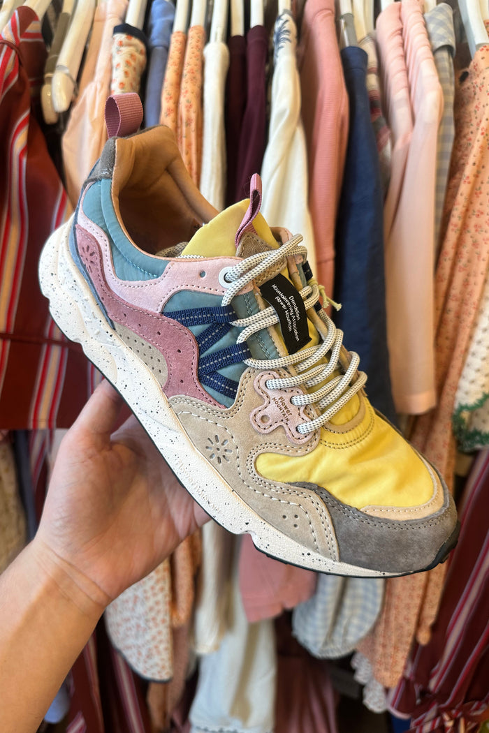 Flower Mountain Yamano 3 Dark Brown, Rose, Zucca Trainers