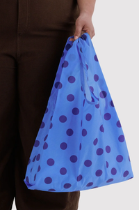 Baggu Blue Polka Dot Standard Reusable Bag