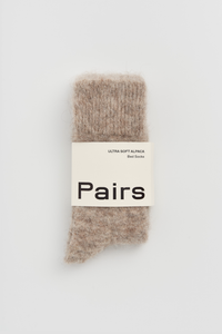 Pairs Hare Grey Ultra Soft Alpaca Socks - The Mercantile London