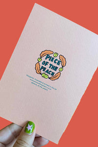 Piece Of The Peach You Are My Sunshine Card