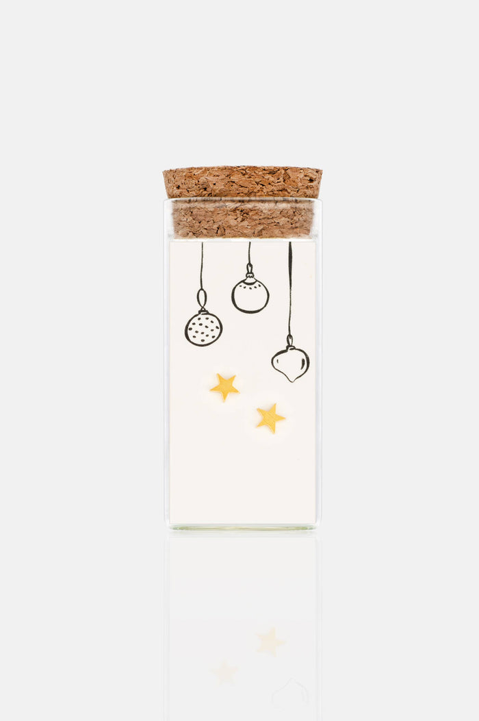 AW25 One & Eight Festive Gold Star Studs IMAGE/COMPS - The Mercantile London