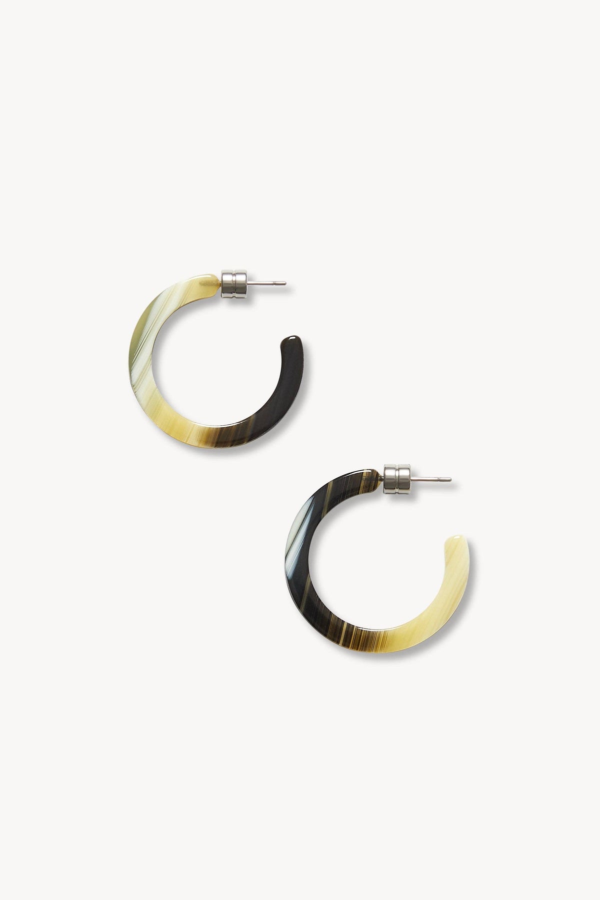 Machete Mini Hoops in Horn RESIZE - The Mercantile London