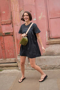 Bellerose Delhi Meteorite Babydoll Dress - The Mercantile London
