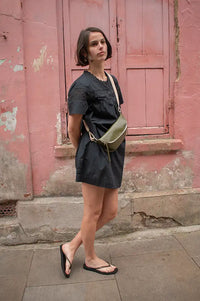 Bellerose Delhi Meteorite Babydoll Dress - The Mercantile London
