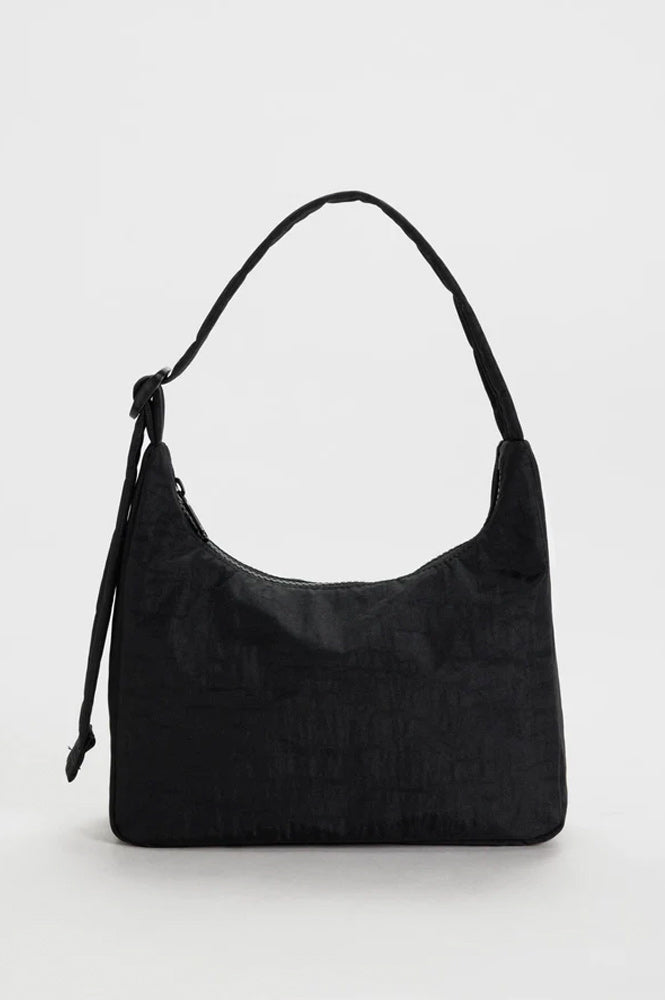 Baggu Black Mini Nylon Shoulder Bag - The Mercantile London
