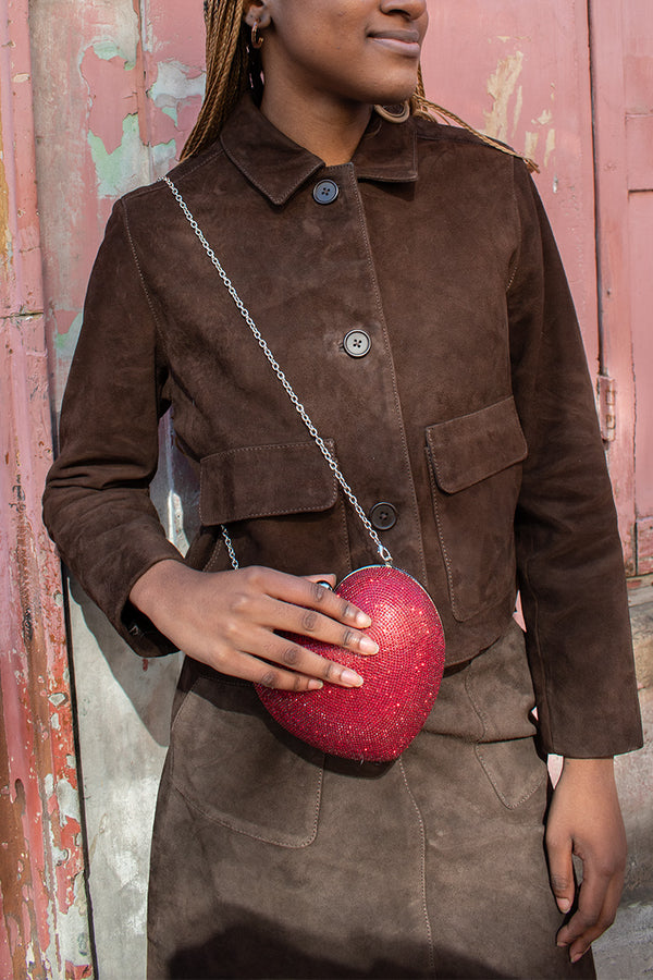 Baum Und Pferdgarten Kenz Crimson Red Heart Bag - The Mercantile London