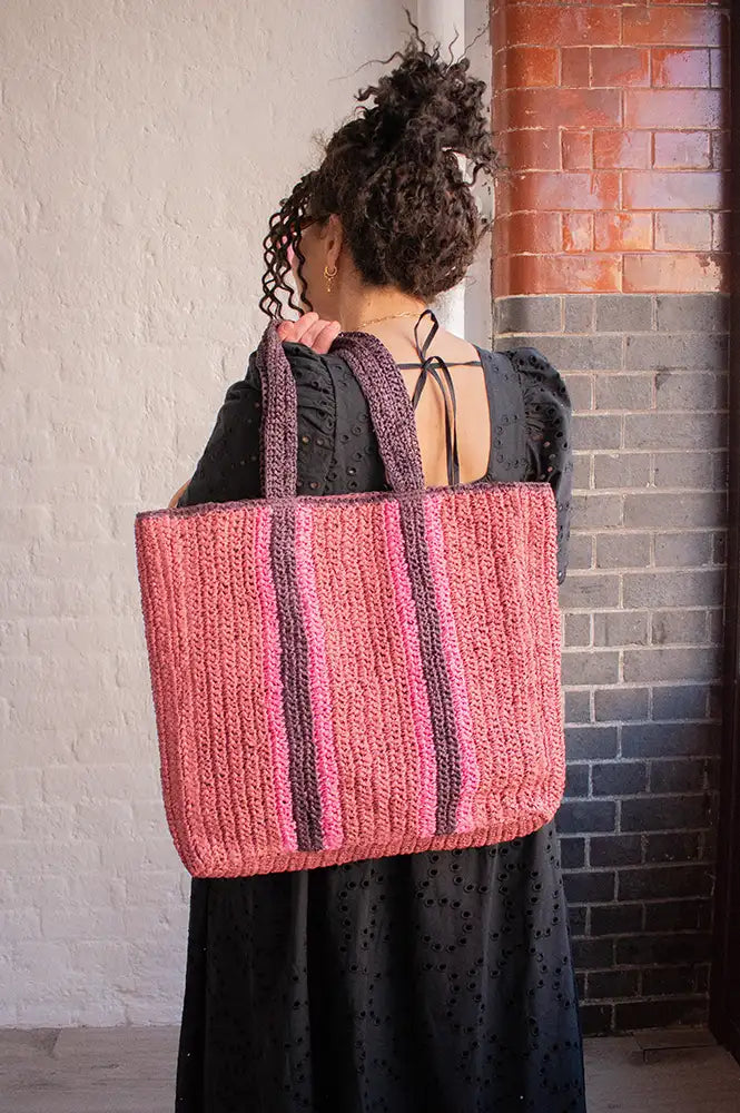 Yerse Red Raffia Bag - The Mercantile London