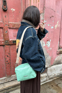 Bellerose Sobox Mist Green Glossy Box Bag