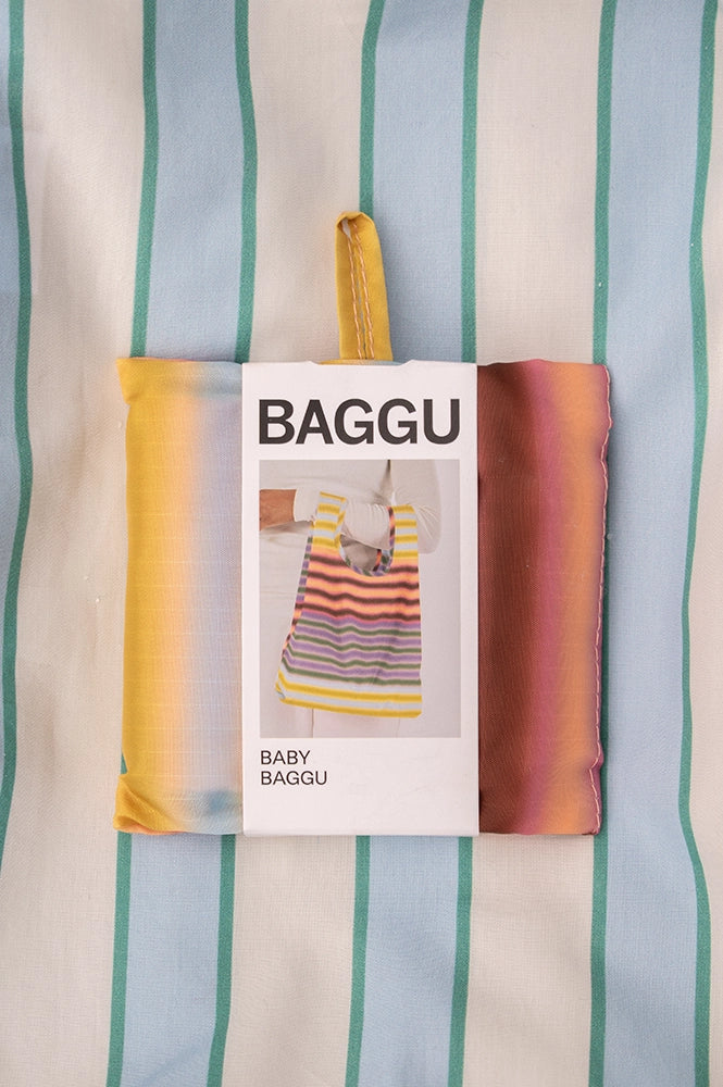 Baggu Multi Gradient Stripe Standard Reusable Bag - The Mercantile London