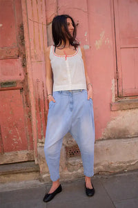 Marta Cottavia Blue Denim Jeans - The Mercantile London