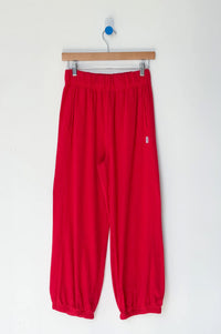 Le Bon Shoppe Pointelle Red Apple Balloon Pants - The Mercantile London