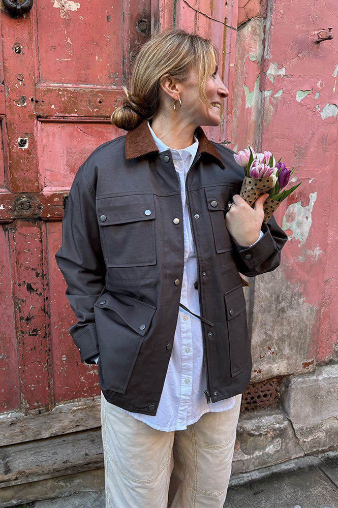 ICHI Edimo Raven Grey Jacket