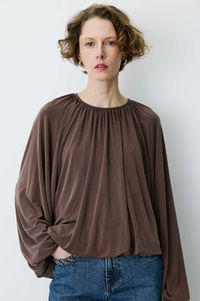 Grace & Mila Barbara Chocolate Top - The Mercantile London